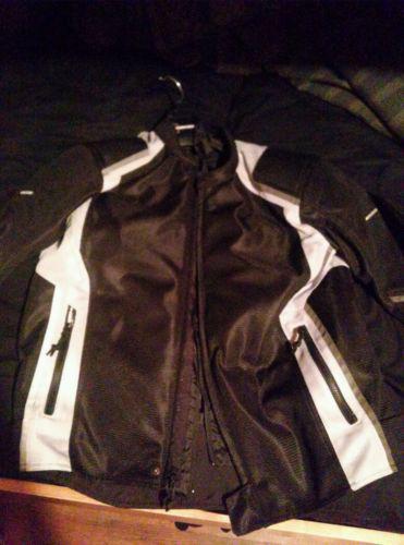 First gear motorcycle jacket, size large and tall