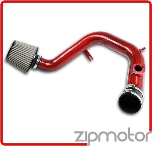 03-06 toyota matrix xrs cold air intake induction + filter system kit red 04 05