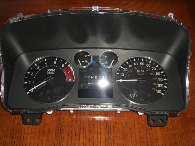 2006-2010 06-10 gm hummer h3 h3t suv sut new chrome speedometer cluster 25946690