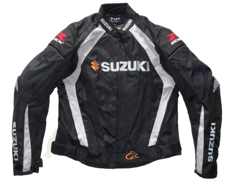 Brand new h-life suzuki hj003 motorcycle jacket in black,red,blue! free shipping