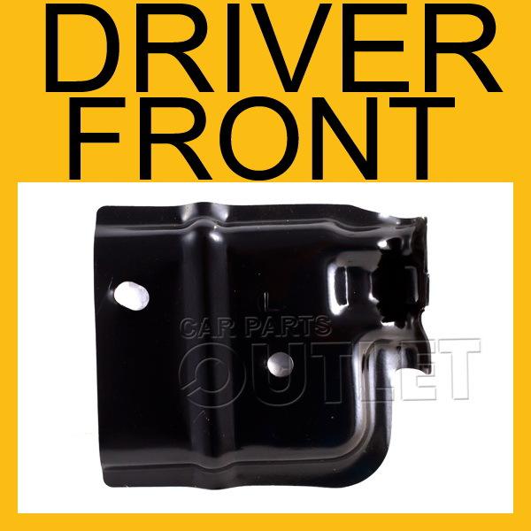 01 02 corolla front bumper reinforcement bracket driver side mounting s/ce/le lh