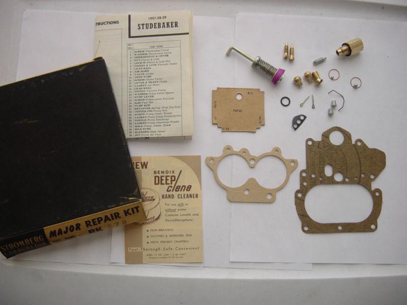Carb repair kit for 1961 studebaker hawk lark truck with a stromberg ww carb