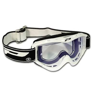Progrip 3101wh goggles youth style white frame clear lens ea