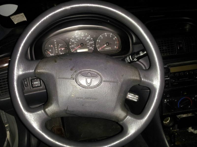 00 01 toyota solara left driver side steering wheel air bag dark gray/black