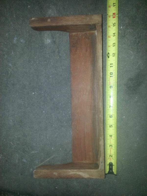 Teak wall rack 16" wide - free shipping