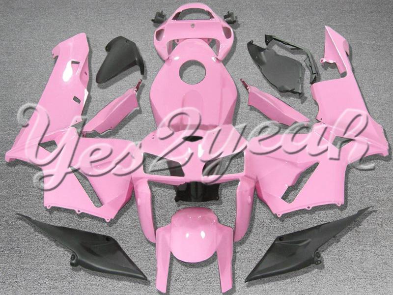 Injection molded fit 2005 2006 cbr600rr 05 06 pink black fairing zn1045