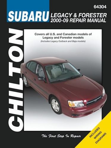 Subaru legacy outback, baja, forester repair manual 2000-2009