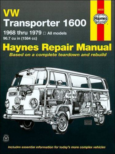 Vw 1600 transporter repair manual 1968-1979