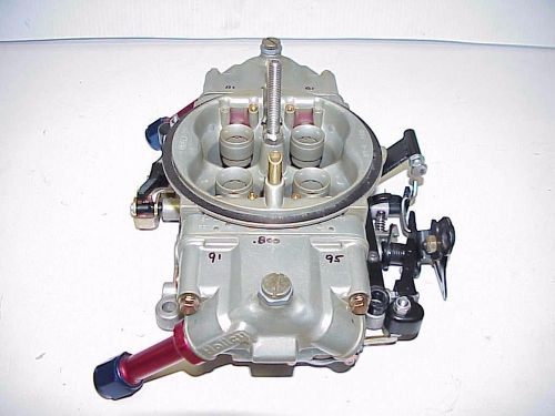 Holley hp 830 cfm nascar gas racing carburetor annular discharge  3 circuit   a5