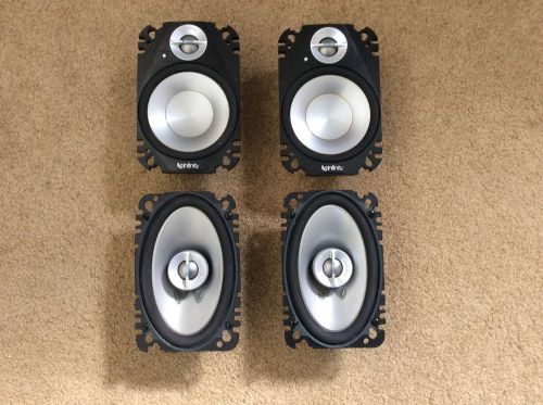 4 infinity reference auto speakers 6422cfp/6422cf 4x6&#034;