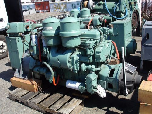 6-71n detroit diesel engine, 75kw running take out, marine generator set, w/pto