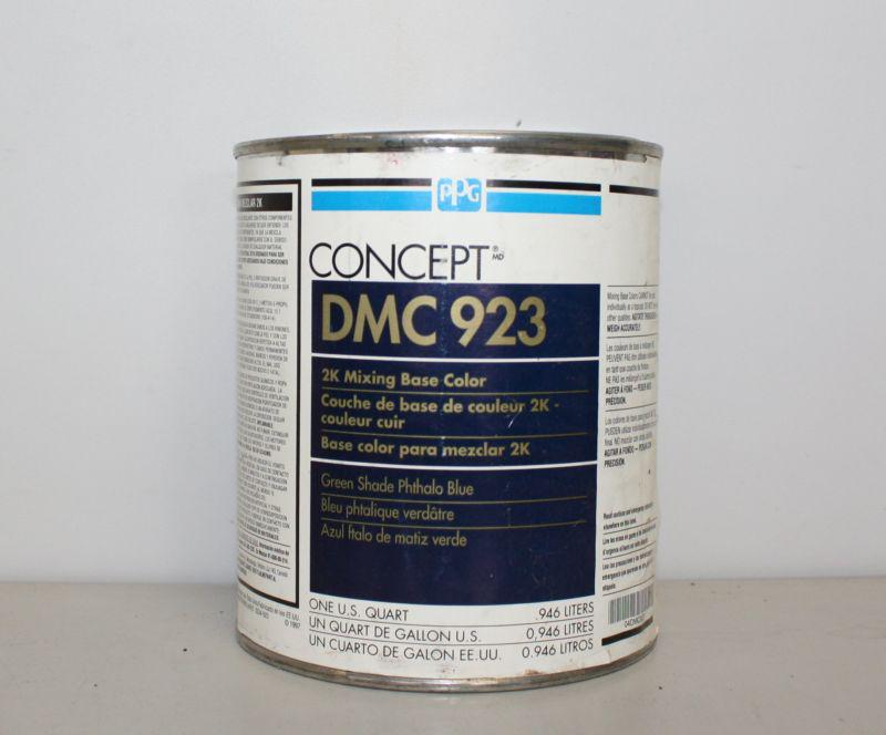 Ppg concept dmc 923 green shade phthalo blu 2k mixing base toner  paint toner qt