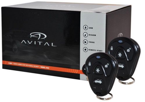 Avital 5103 car remote start /security/ keyless entry 1-way system avital 5103l