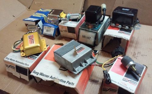 Lot of ford reman parts master and borg warner modules voltage regulators
