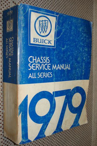 1979 buick shop manual original chassis service book skylark regal &amp; more