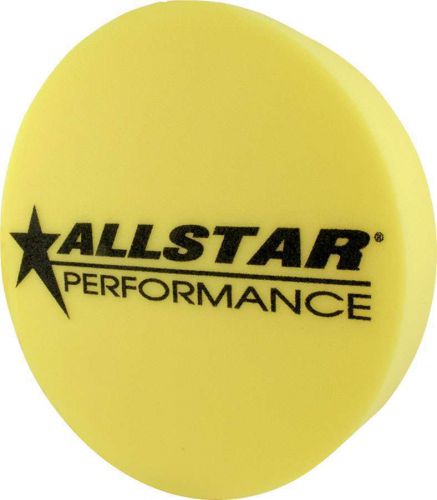 Allstar performance foam wheel mud plug 3 in thick yellow p/n 44194