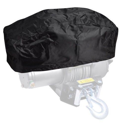 Waterproof winch dust cover 420d fits driver recovery 5000lb to 13000lb black
