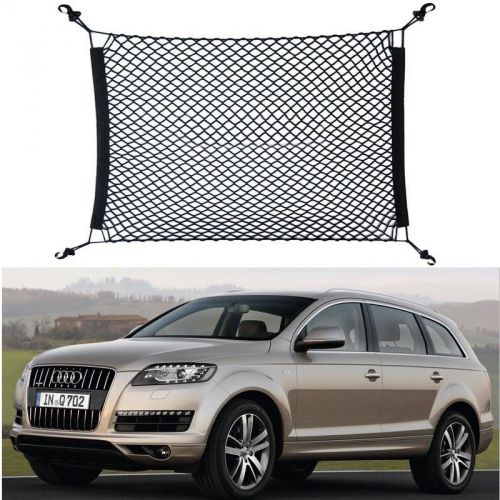 4 hook car trunk cargo luggage net holder net hold fit for audi q7 70*70cm
