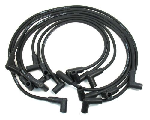 Pertronix black spiral core magx2 gm v8 spark plug wire set p/n 808210