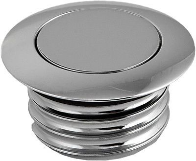 Harddrive pop-up screw in smooth vented gas cap chrome 03-0328-a