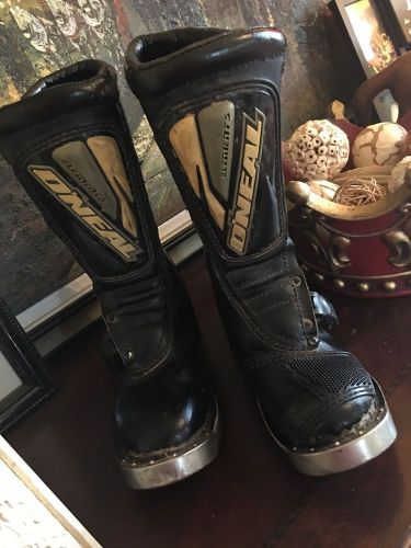 Oneal racing elements riding boots  youth size 4 mx motocross dirt bike quad