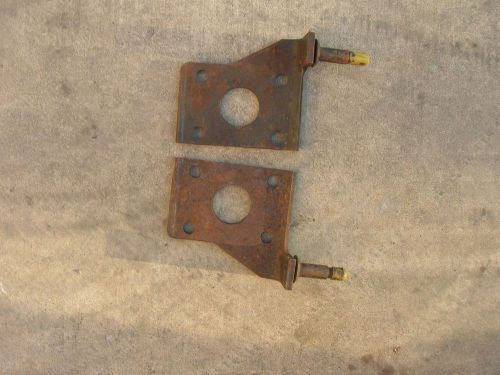 Nos gm 1953-1959 corvette shock mounting plates.... 283 2x4 carb fi ncrs