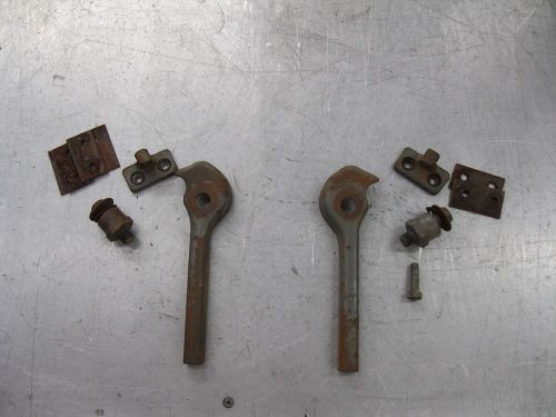 1956 willys jeep station wagon tailgate latch handles catch / strikes &amp; hardware