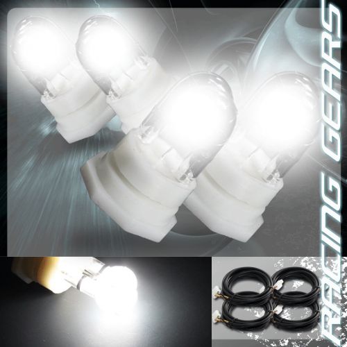 4x white hid hide a way 120w 160w replacement flash warning strobe light bulb
