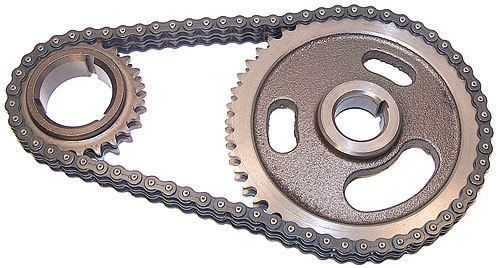 Small block chrysler sportsman dual double roller timing chain &amp; gears set