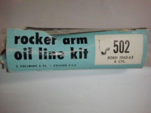 1960-63 ford 6 cylinder rocker oil line kit
