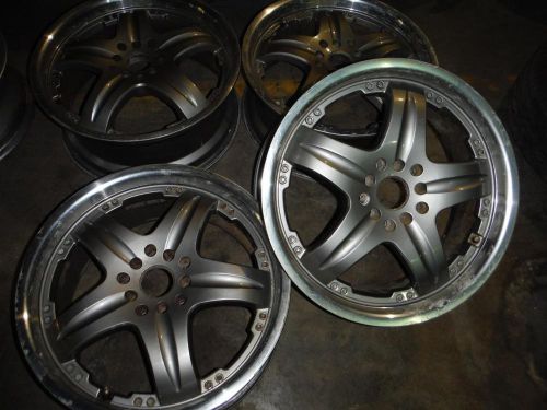 Emr products - set of 4 alloy wheels - 17x7  5x100 &amp; 5x114  45et
