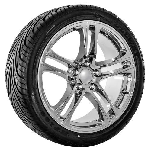 18 inch chrome rims &amp; tires to fit vw replica volkswagen gti eos jetta passat...
