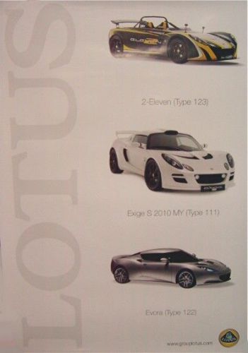 Lotus history 8 poster set - new!