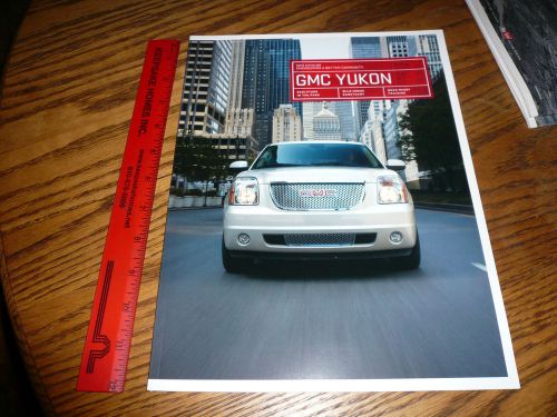 2012 gmc yukon sales brochure