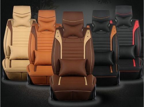 New soft comfort pu leather car seat cushion 14pcs / set for all car