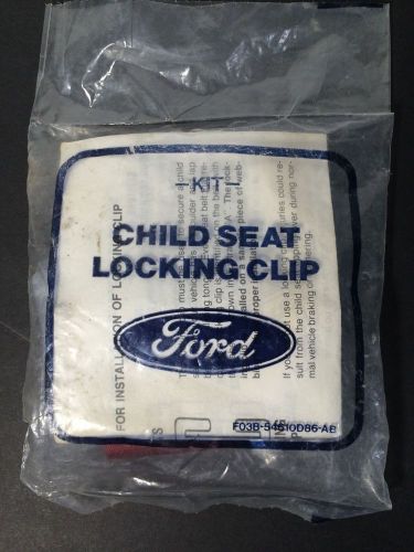 Original factory sealed ford child seat red locking clip part #f03b-54610d86-ab