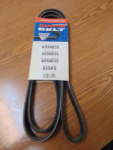Serpentine belt replaces k050835, 5050835, 4050835, 835k5