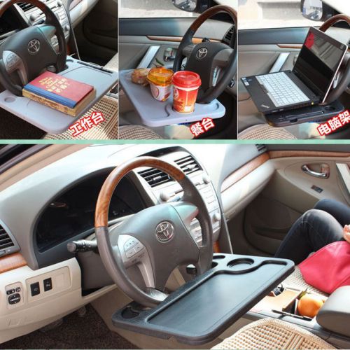 Multi - mini table desk tray stand on steering wheel work eating for the all car