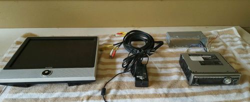 Jvc kd-dv 4200 am/fm, dvd/cd player, with ipod/iphone adap and 15&#034; monitor.