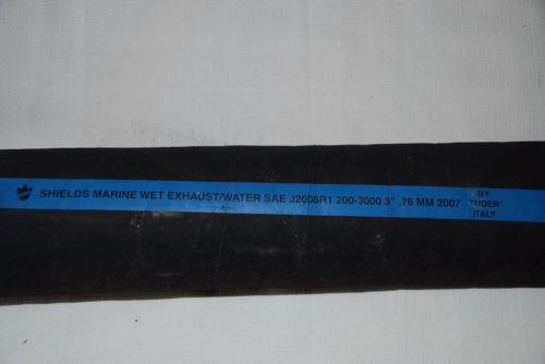 Shields 200-3000 marine 3&#034; inch id boat wet exhaust water hose sold by the inch