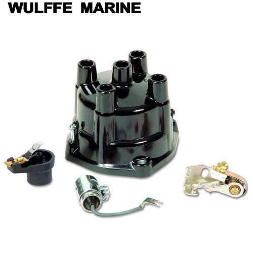 Tune-up kit for 4 cylinder mercruiser omc (points condenser rotor cap) 18-5268