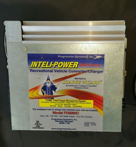 Rv progressive inteli-power 9200 series converter/charger 60 amp pd9260c
