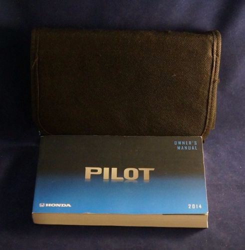 2014 honda pilot owner&#039;s manual