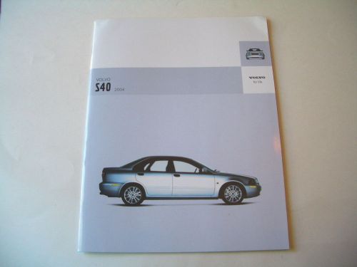 2003 volvo s40 brochure