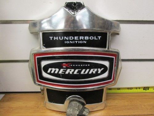 Mercury outboard 85hp thunderbold ignition front cover faceplate red trim