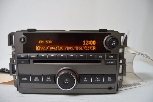 2008 saturn vue am/fm radio cd player tested unlocked 25866724 plug&amp;play y30#007