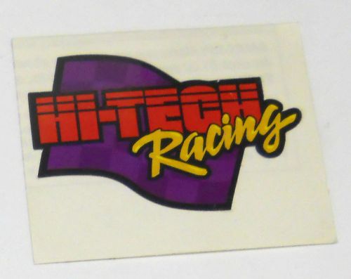 Hi-tech racing ~ original sticker decal nascar racing rat rod tool box  haed hat