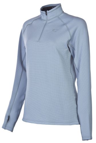 Klim elevation 1/4 zip shirt gray women&#039;s xs-2xl