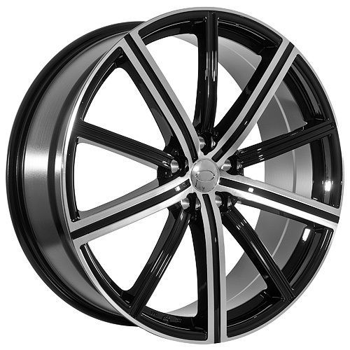 22 inch machined faced/black land rover wheels rims