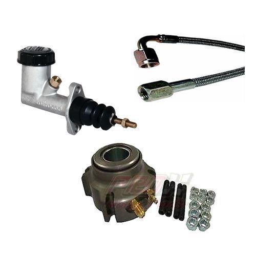 New hydrolic throwout bearing w/master cylinder &amp; hose  mini clutch 650-600